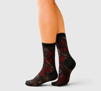 CHAUSSETTES BAMBOU ORCHIDEES