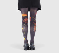 Collants fantaisie femme Bloom à motif floral coloré