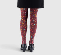 Collants imprimés femme – confort et élégance florale
