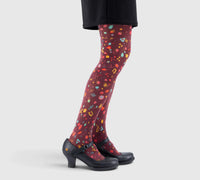 Collants imprimés femme – confort et élégance florale