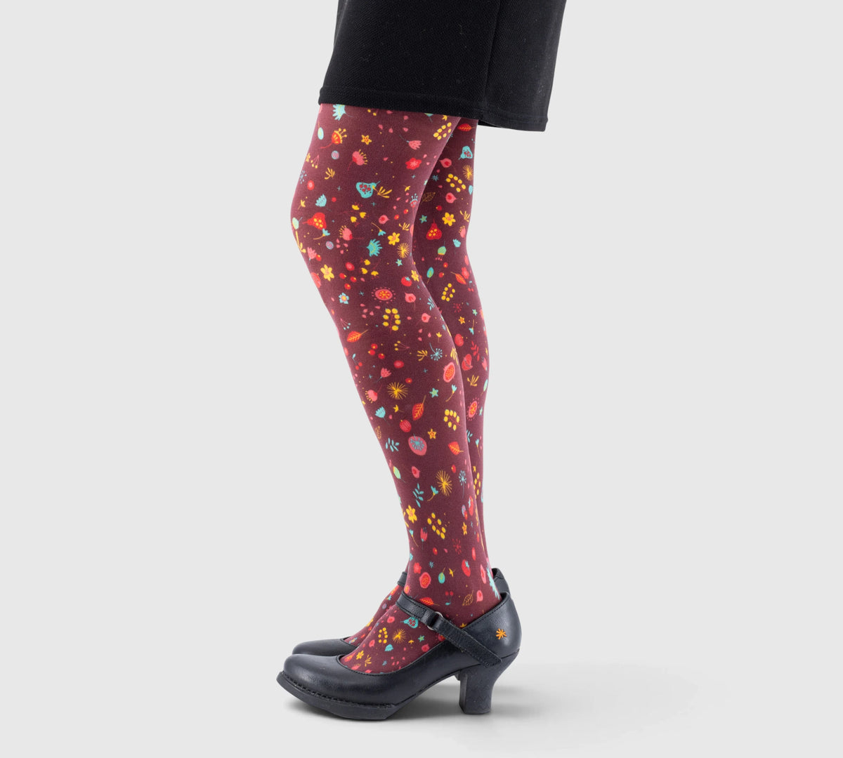 Collants imprimés femme – confort et élégance florale