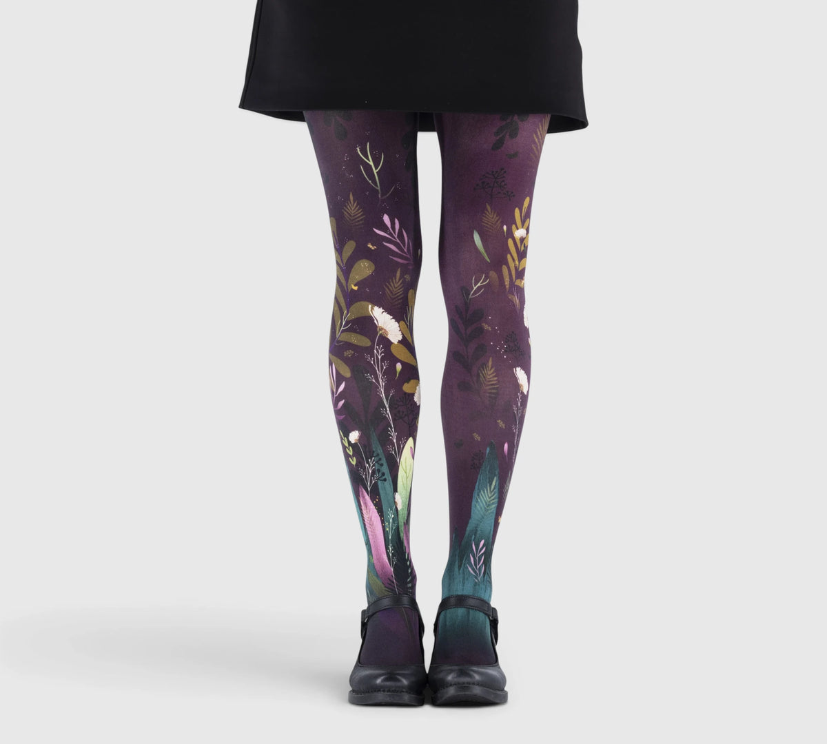 Women’s Fantasy Tights – Colorful Leaf Pattern