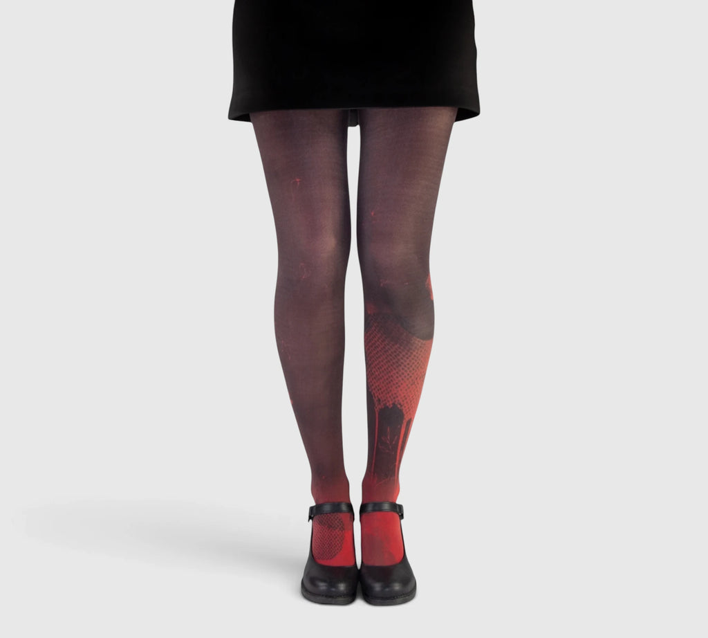Collants femme originaux indigo