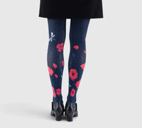 Collants imprimés femme – Modèle Poppy résistant et chic
