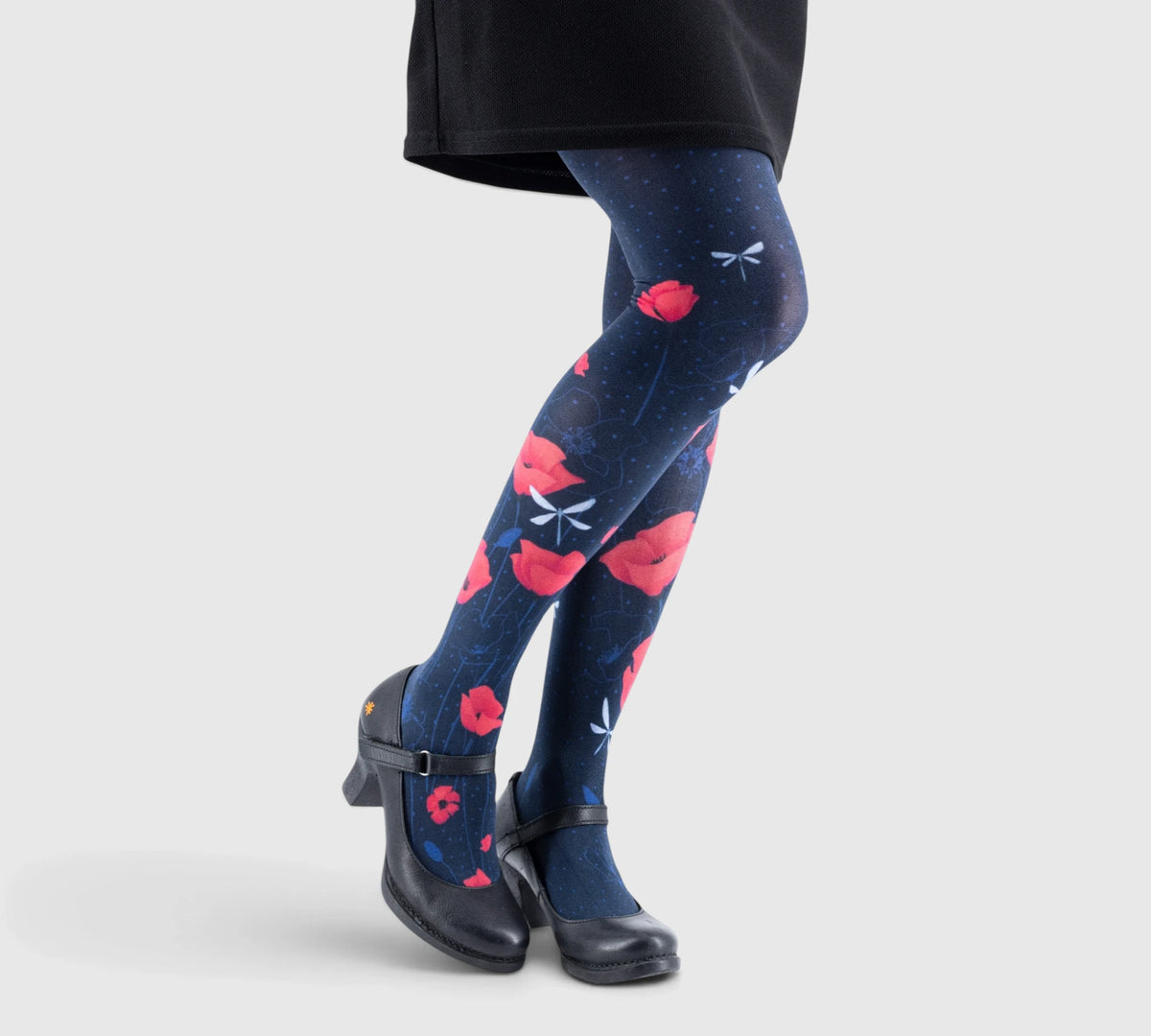 Collants imprimés femme – Modèle Poppy résistant et chic