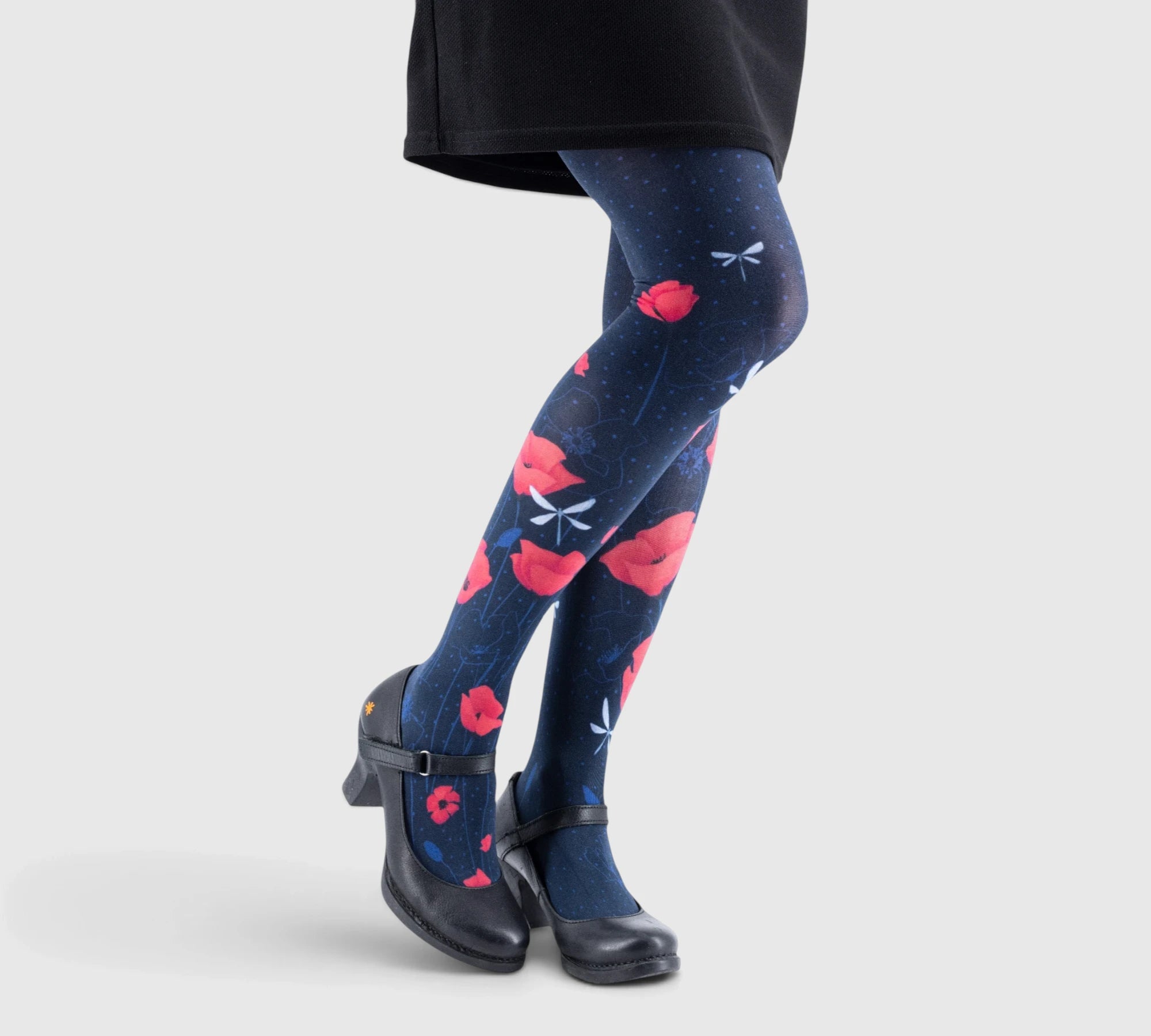 Collants imprimés femme – Modèle Poppy résistant et chic