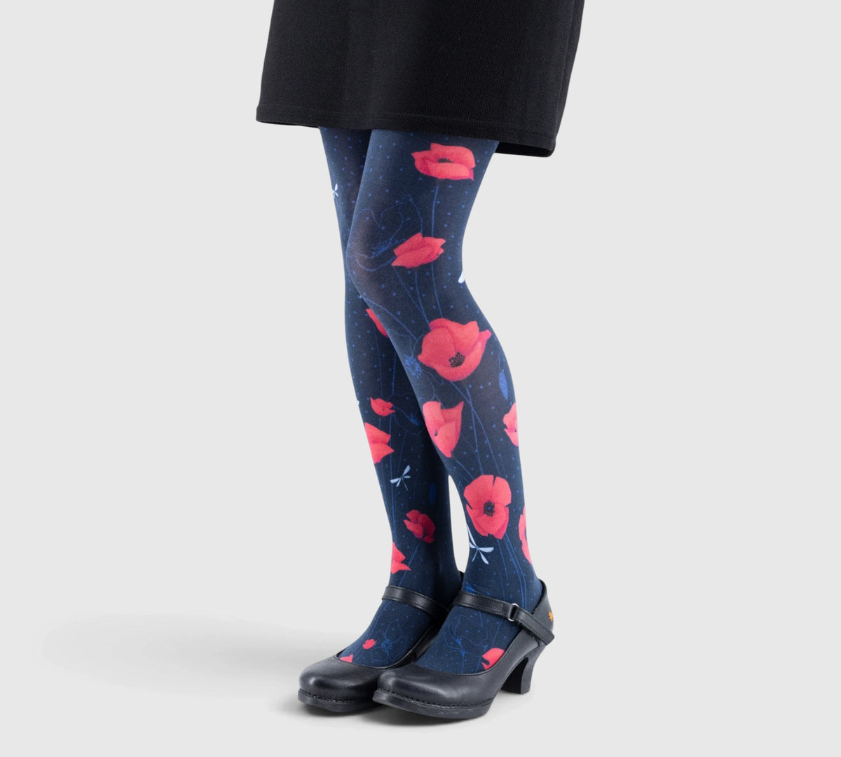Collants imprimés femme – Modèle Poppy résistant et chic