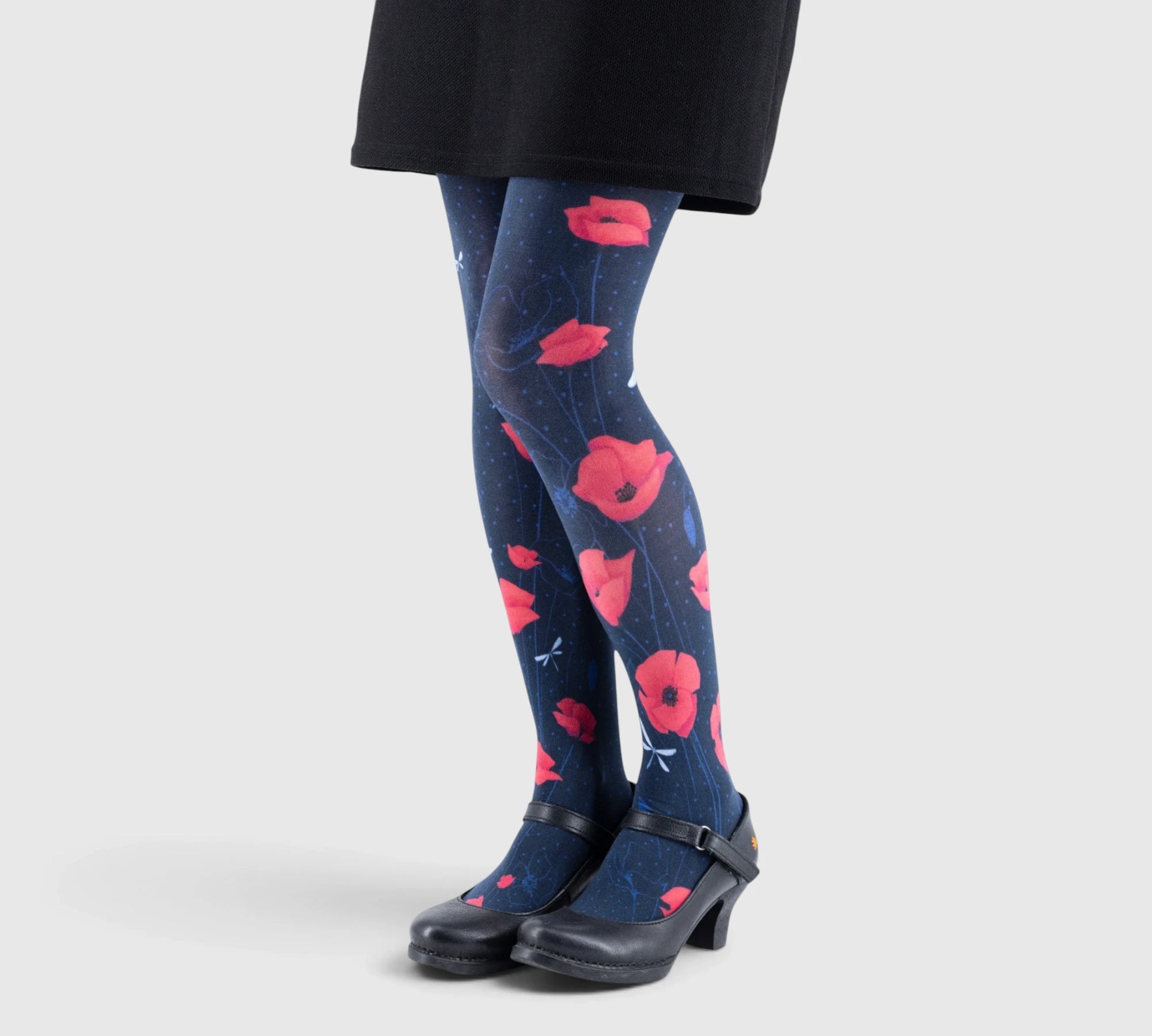 Collants imprimés femme – Modèle Poppy résistant et chic