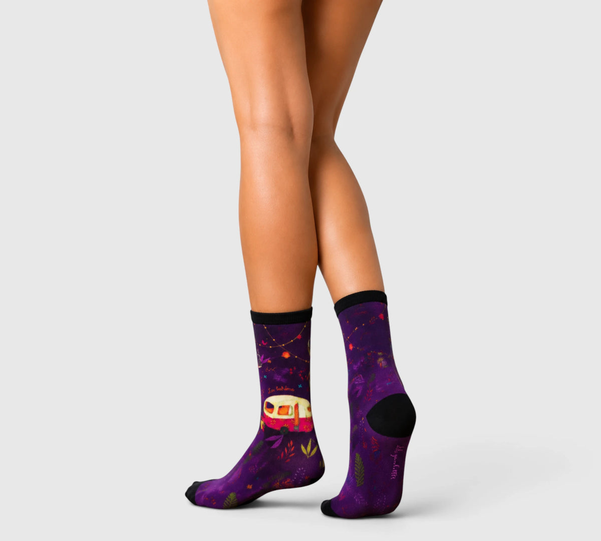 Chaussettes fantaisie femme bohème - confort & originalité