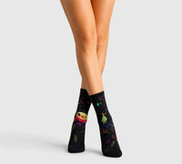Chaussettes fantaisie femme bambou Bohème – Confort & style