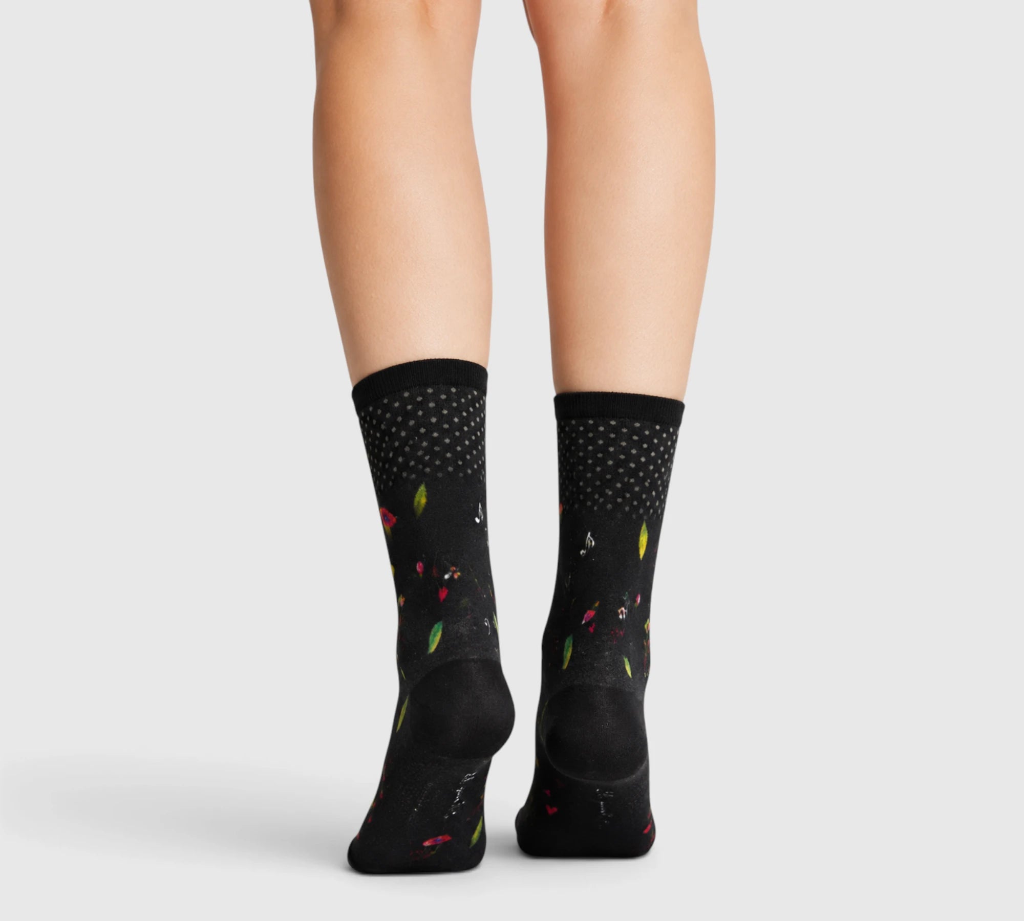 Chaussettes fantaisie femme Mélodie – bambou doux et coloré