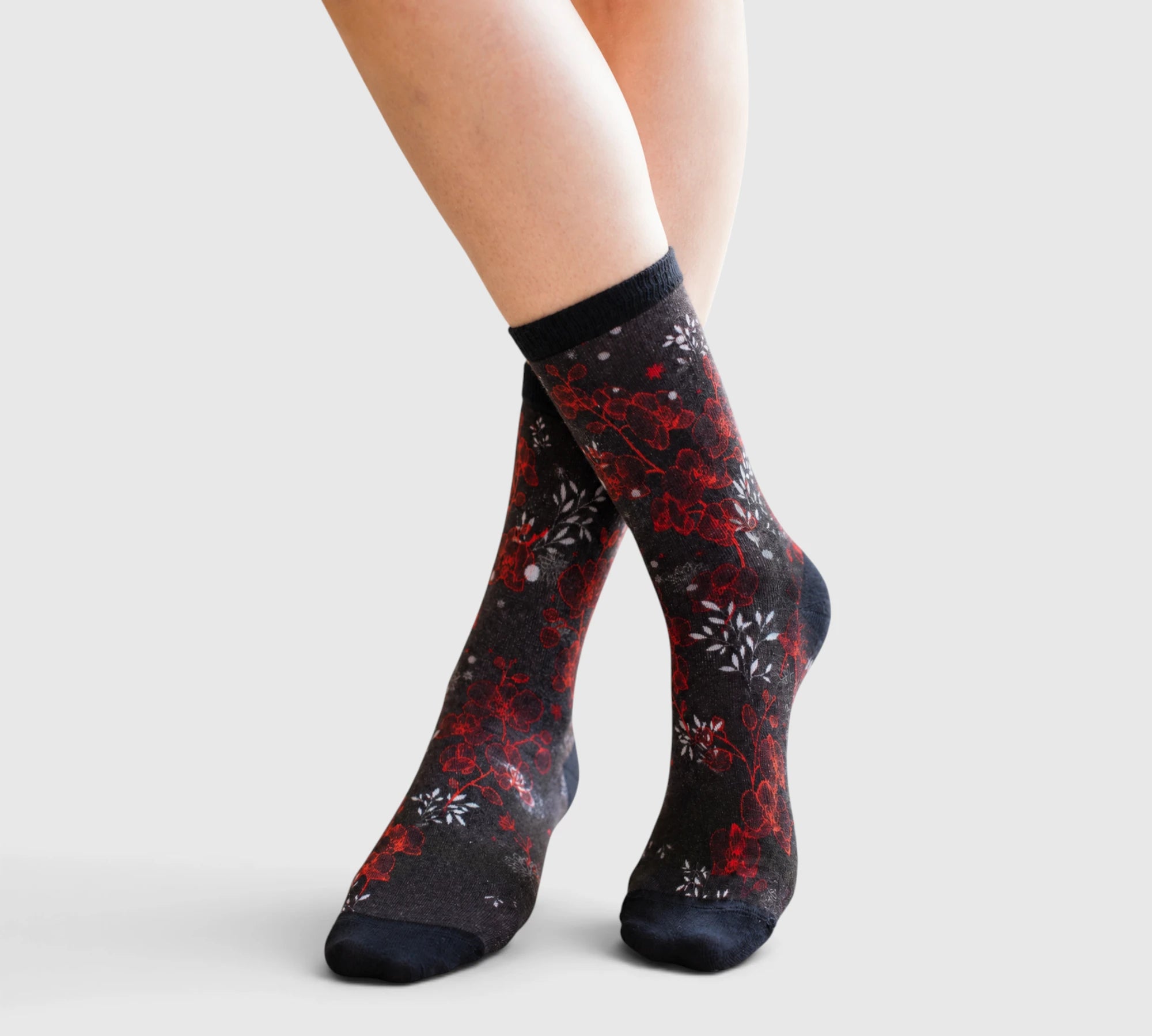 CHAUSSETTES BAMBOU ORCHIDEES