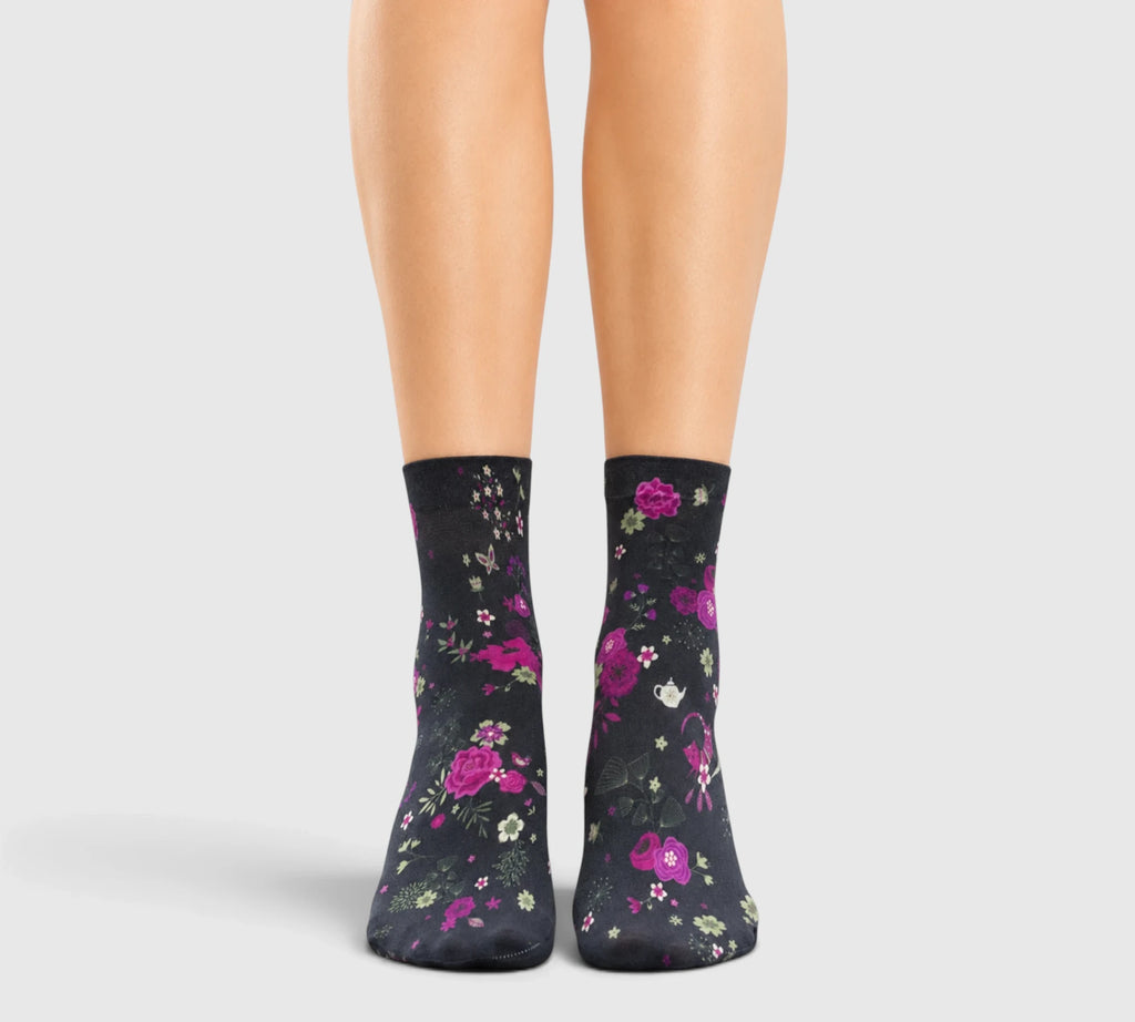 Chaussettes fantaisie Oslo Rose style scandinave