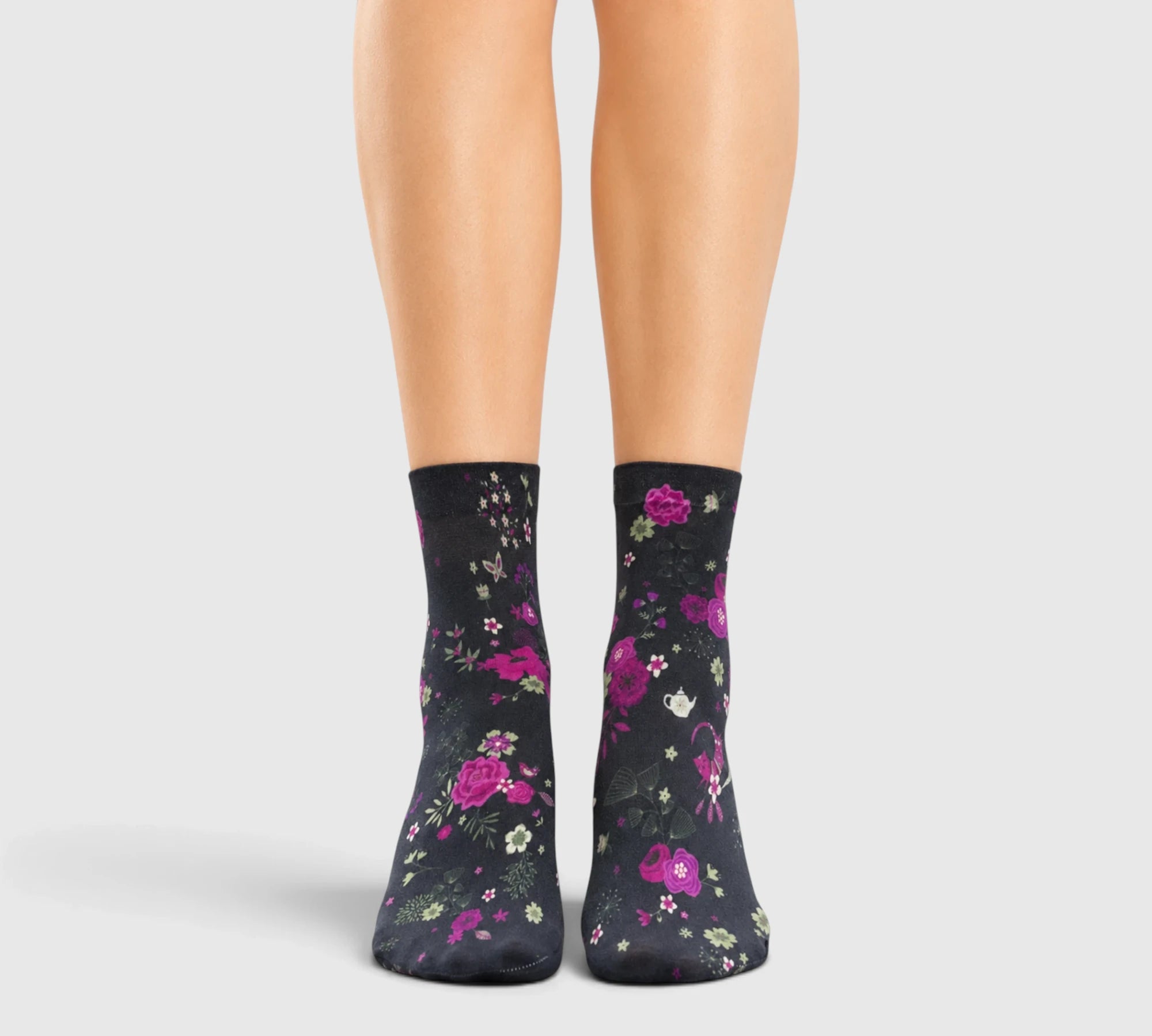 Chaussettes fantaisie Oslo Rose style scandinave