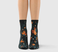 Chaussettes fantaisie Oslo design nordique rétro