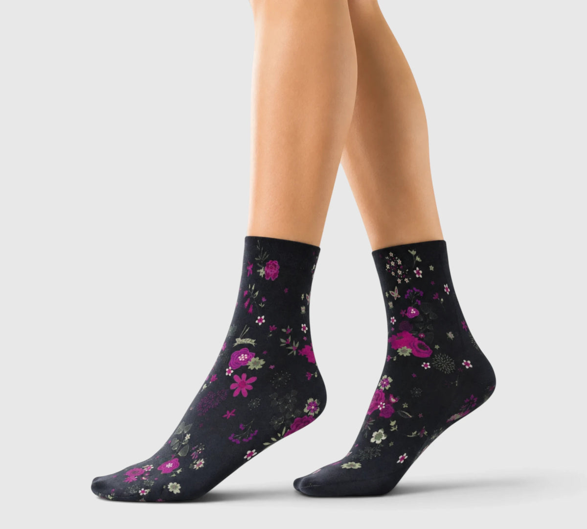 Chaussettes fantaisie Oslo Rose style scandinave