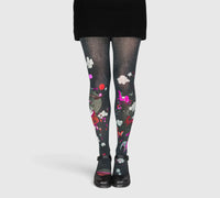 Collants noirs rigolos carousel