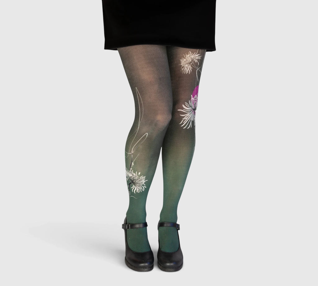 Collants fantaisie aux motifs élégants