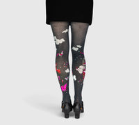 Collants noirs rigolos carousel