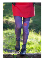 Collants imprimés à fleurs