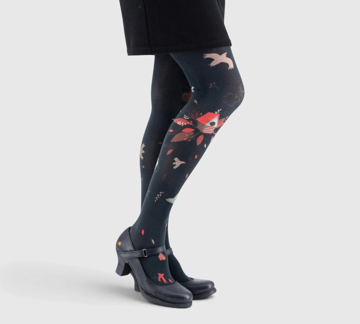 Collants fantaisie cabanes à oiseaux – Originalité et confort garantis