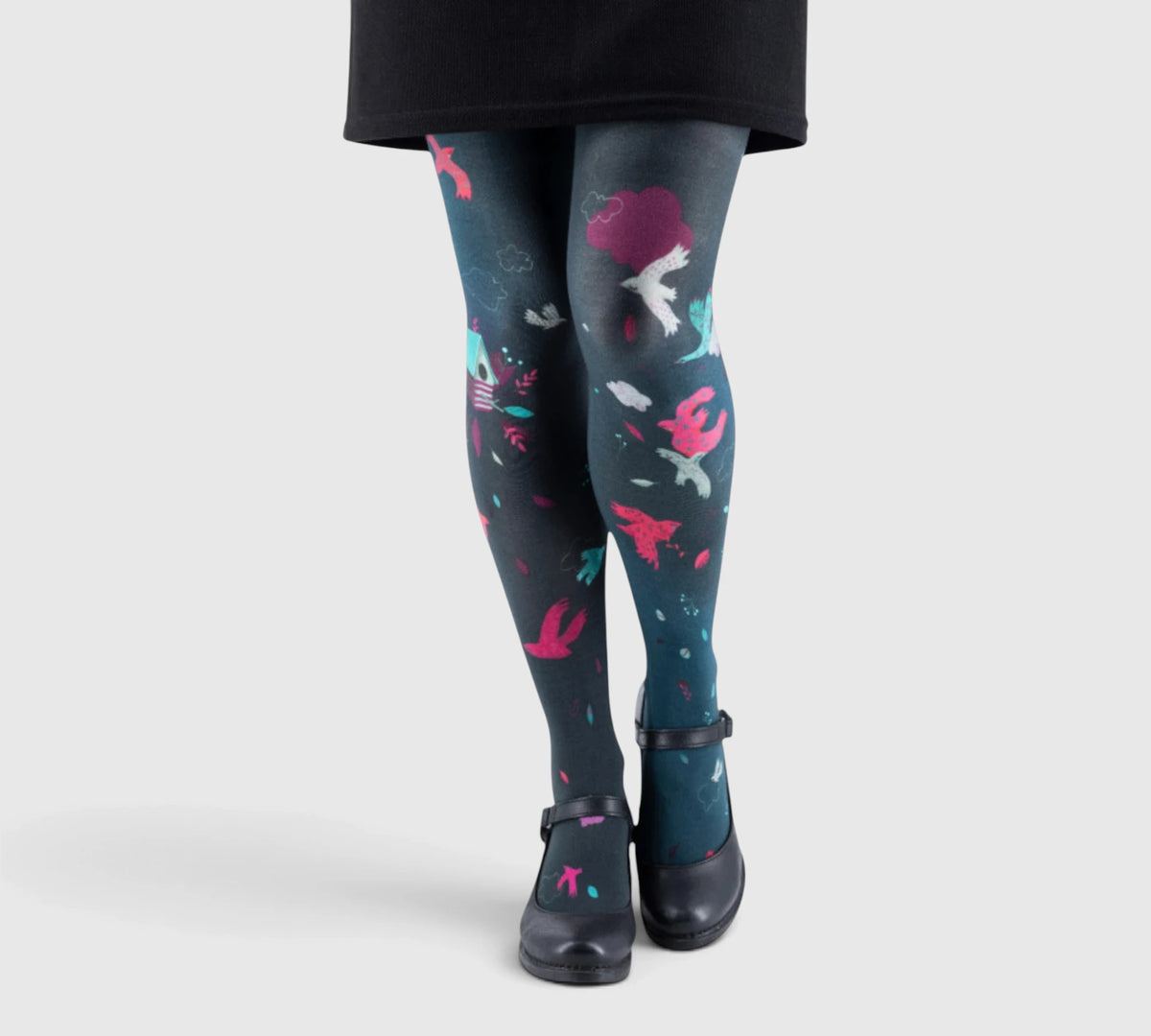 Collants fantaisie cabanes à oiseaux – Poésie et confort au quotidien