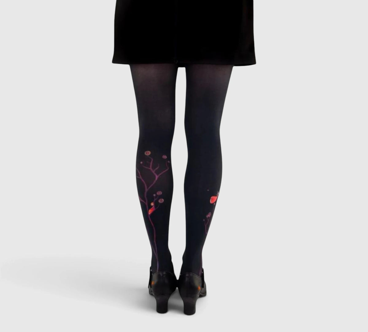Collants fantaisie femme Arbre des Filles – fond noir