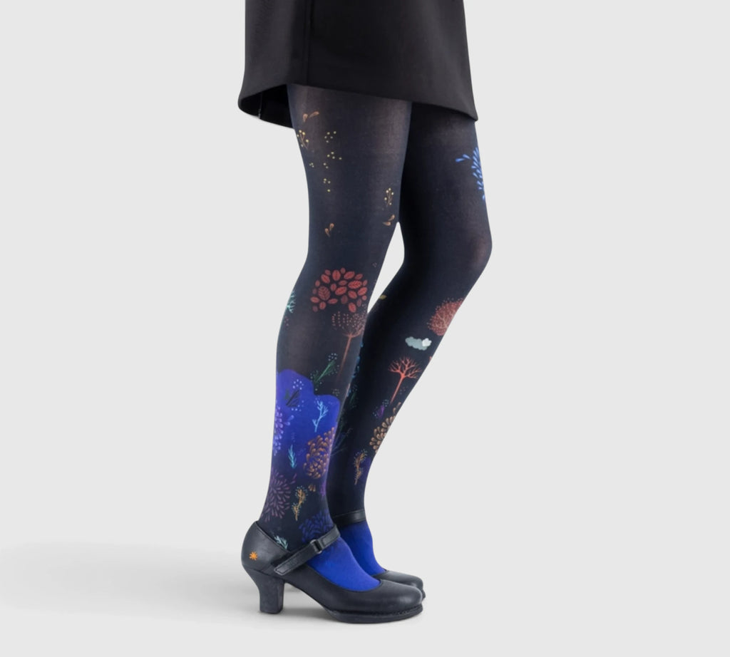 Collants femme "Automne" - Fantaisie 50 deniers