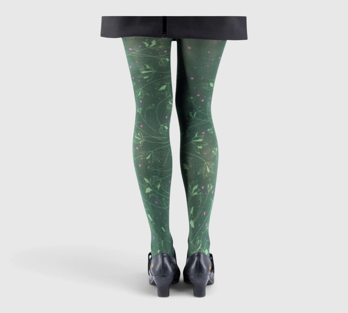 Collants fantaisie kaki – élégance naturelle et originale