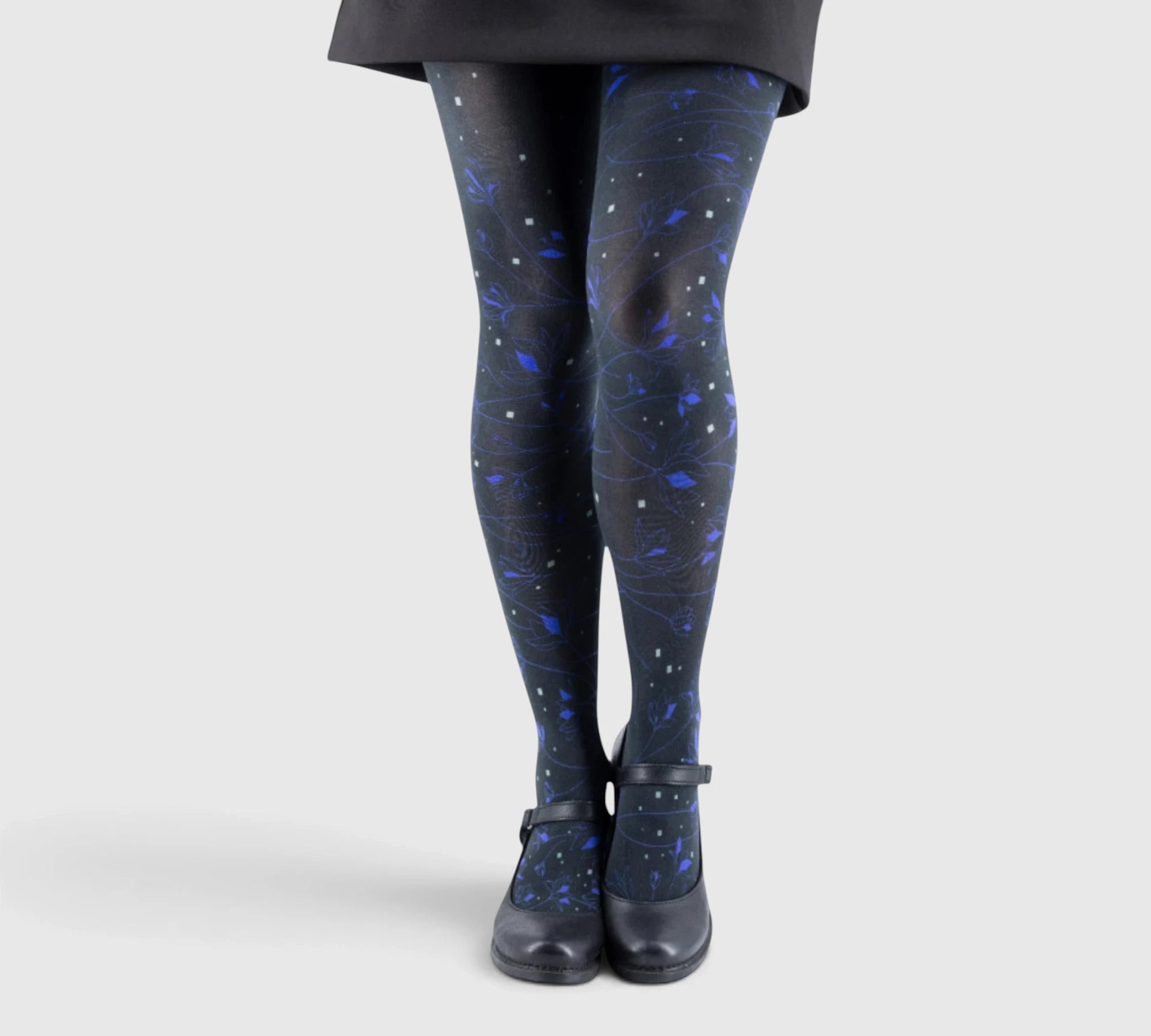 Collants fantaisie lys – élégance et confort
