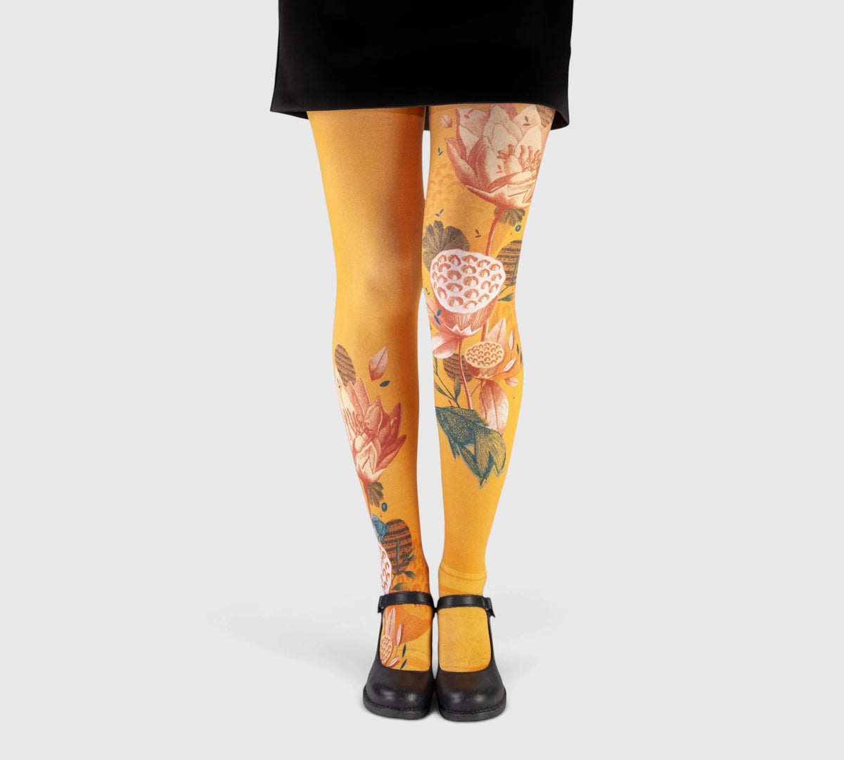 Collants femme fantaisie nénuphars Liligambettes