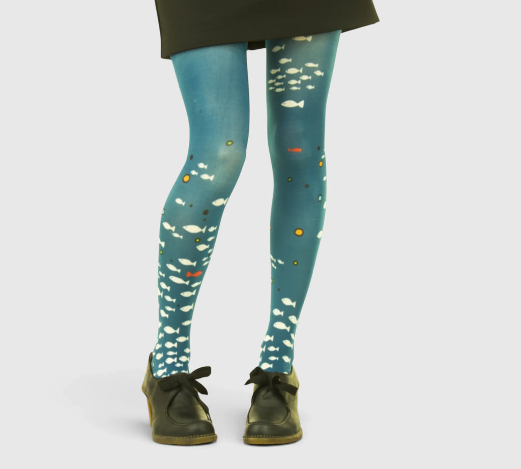 Collants fantaisie Sardines