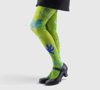 Collants fantaisie verts – design unique et confort