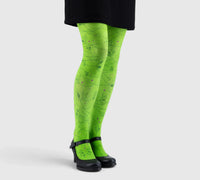 Collants fantaisie verts – style et audace