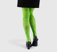 Collants fantaisie verts – style et audace