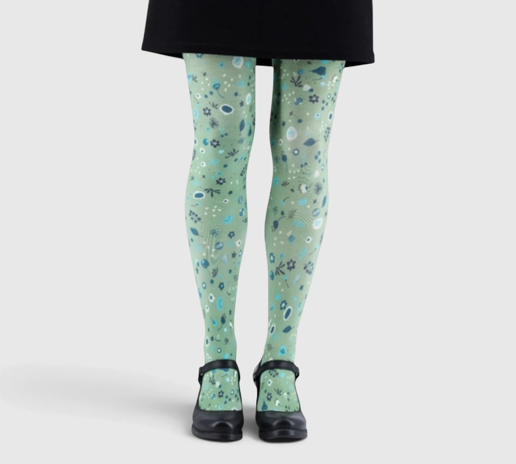 Collants imprimés femme – design floral