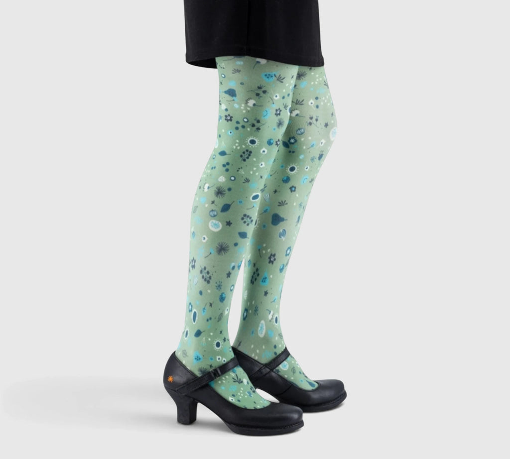 Collants imprimés femme – design floral