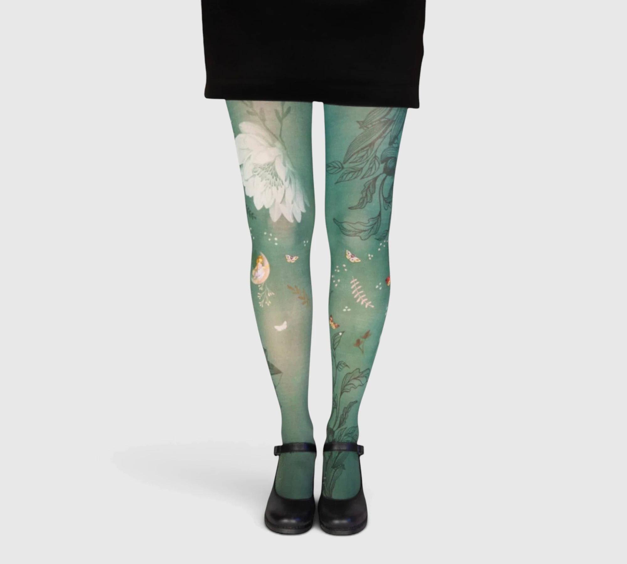 Collants illustrés fantaisie style bohéme