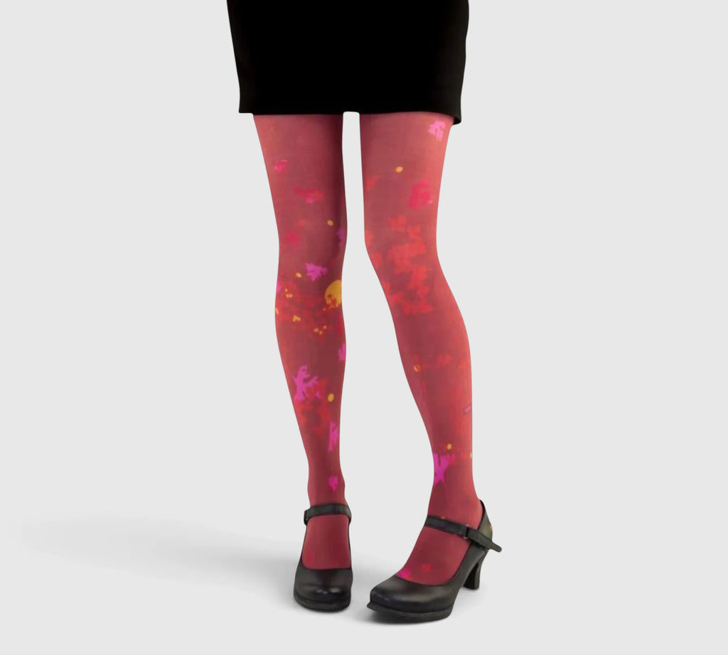Collants imprimés fantaisie