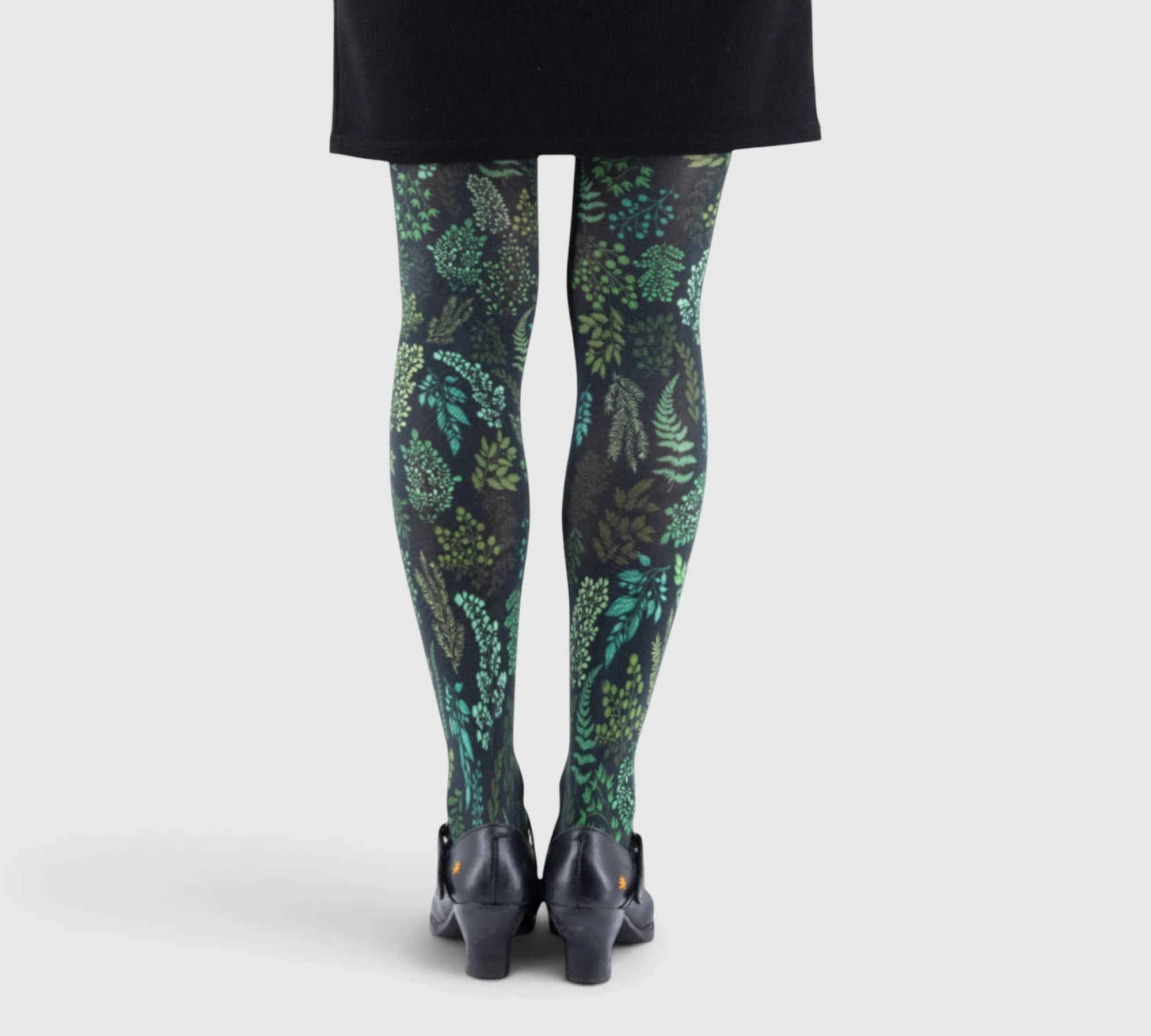Collants imprimés végétaux – élégance audacieuse