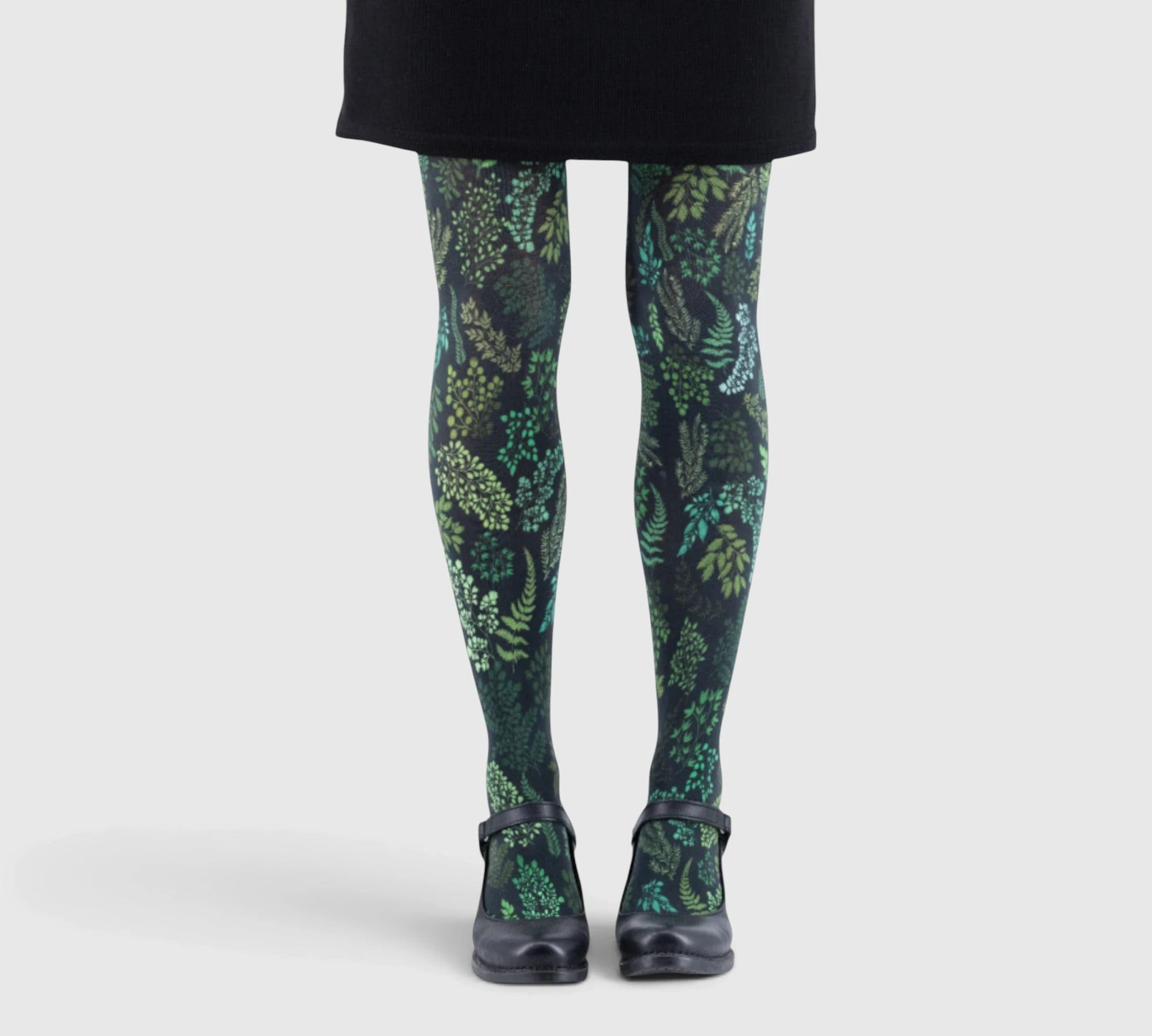 Collants imprimés végétaux – élégance audacieuse