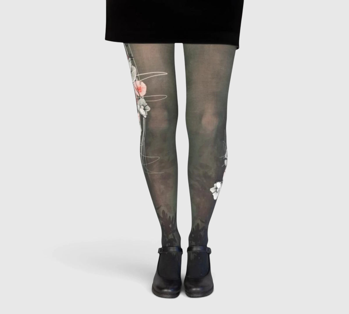 Collants originaux aux motifs fleuris