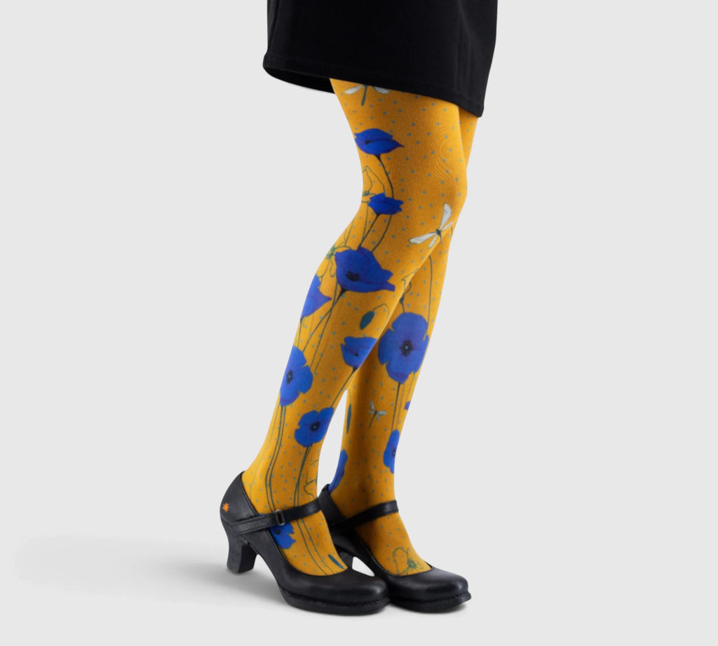 Collants originaux : design floral