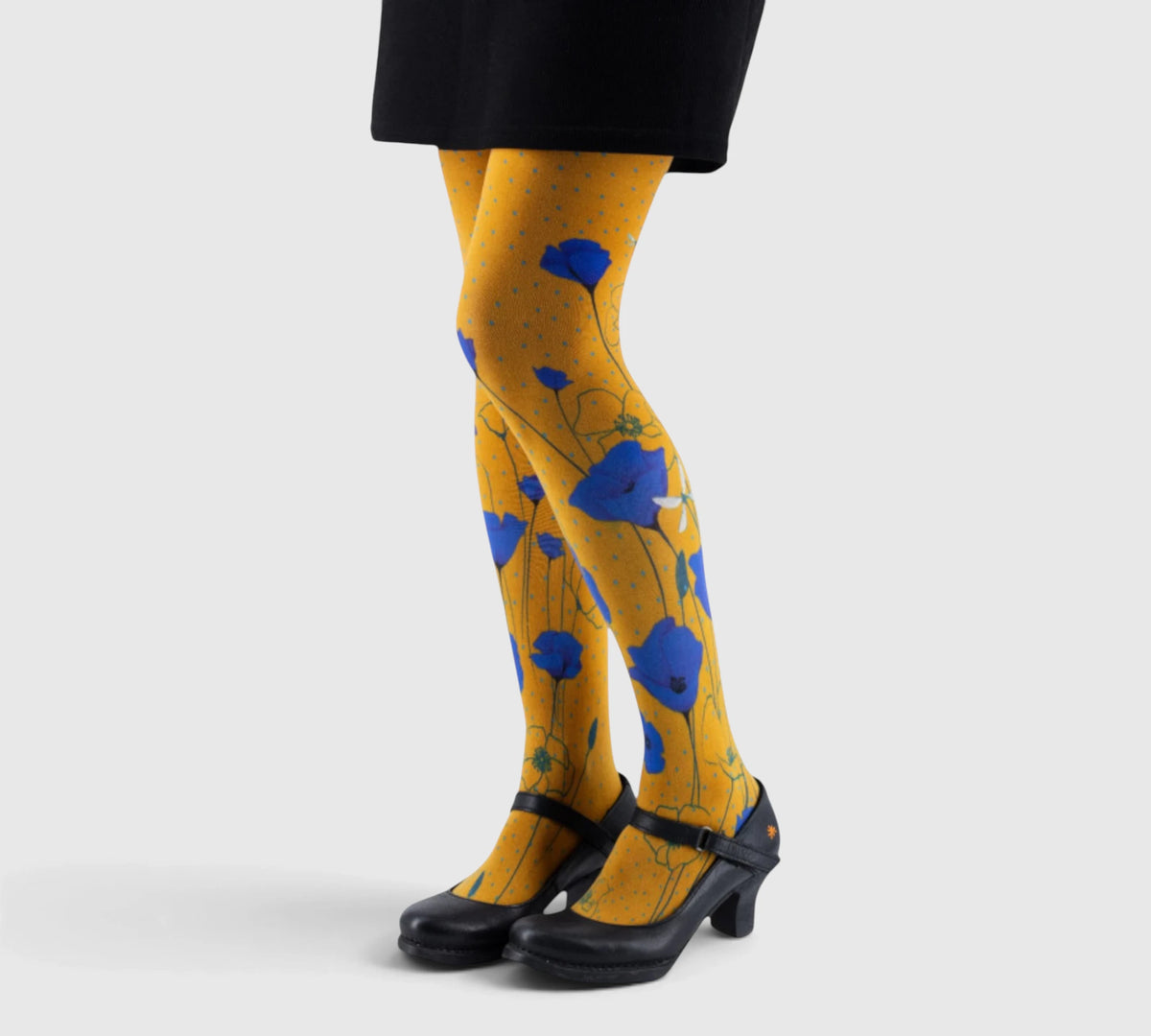 Collants originaux : design floral