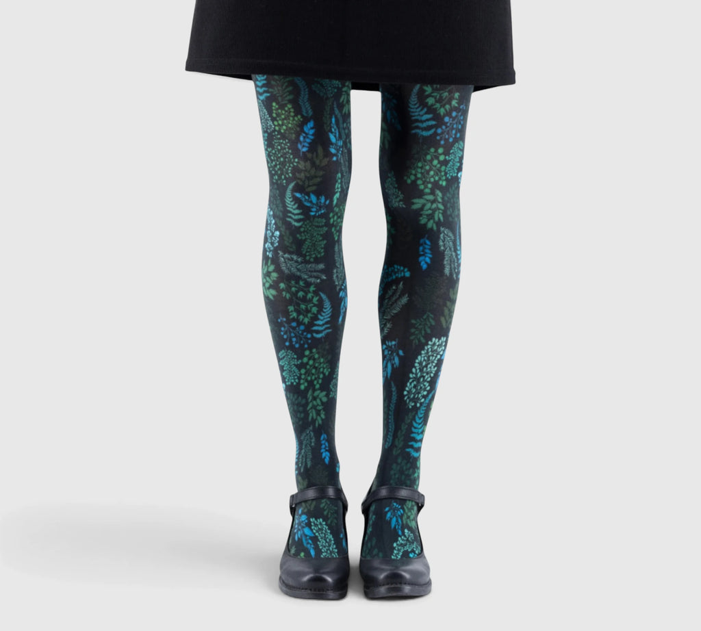 Collants résistants femme – design unique fougères