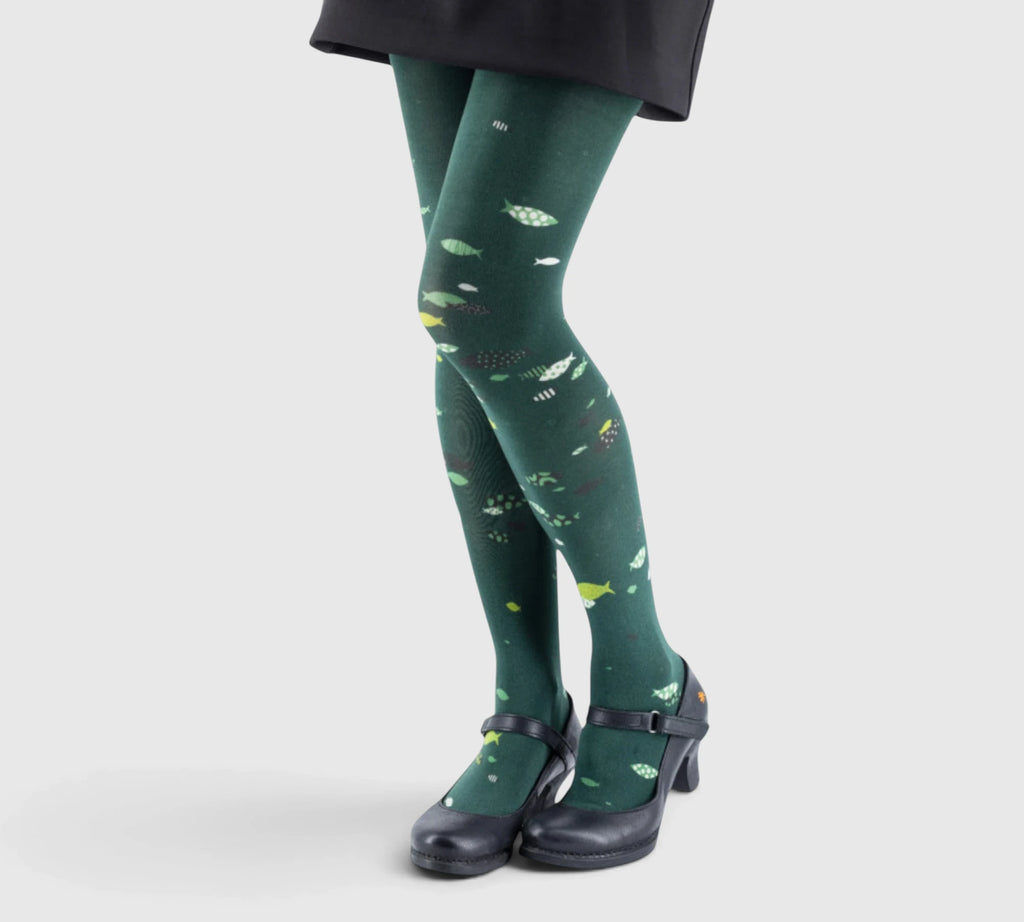Collants résistants sardines – Design unique pour filles et femmes