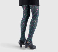 Collants fantaisie fleuris – élégance naturelle