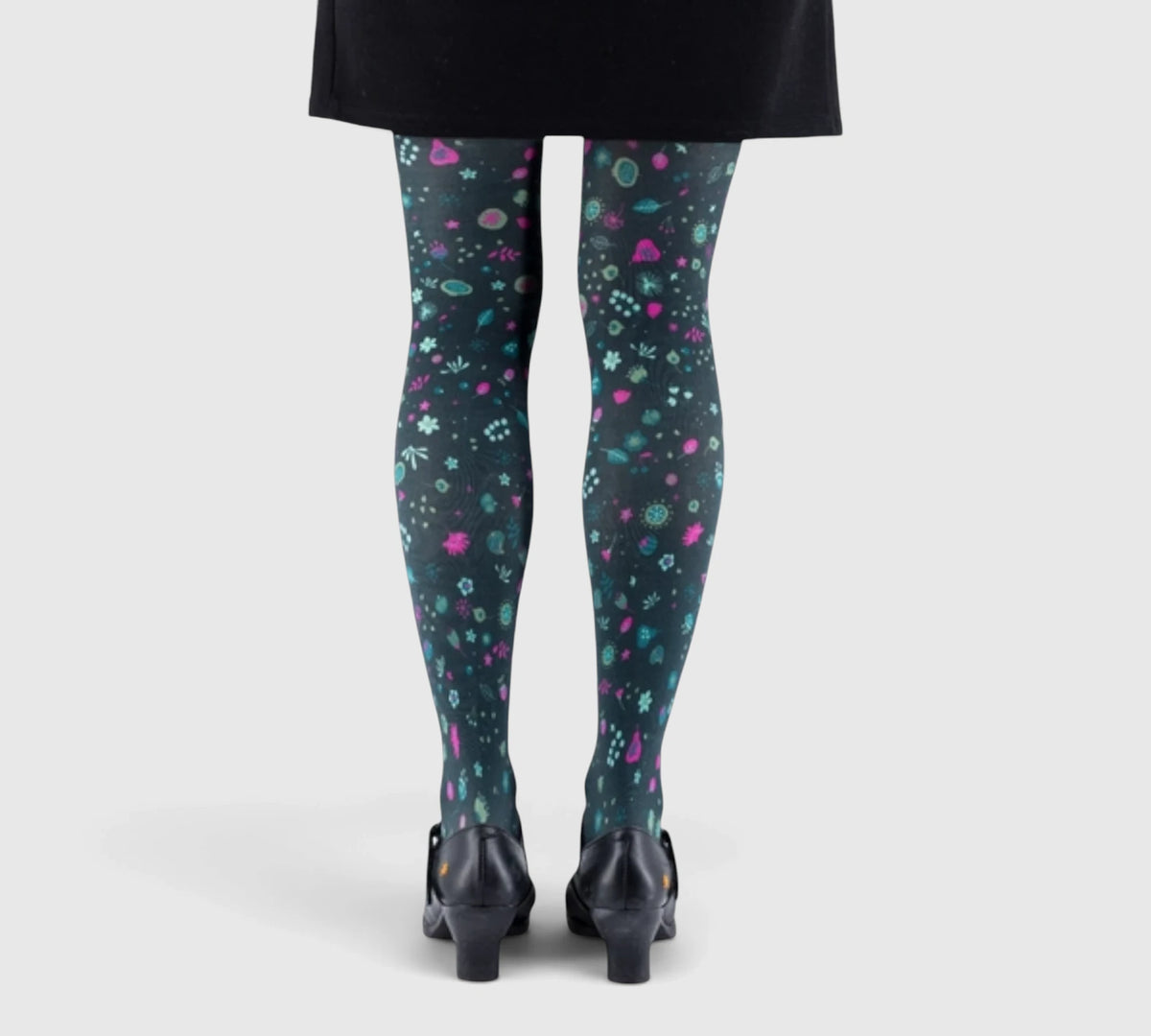 Collants fantaisie fleuris – élégance naturelle
