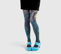 Collants vintage imprimés