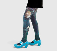 Collants vintage imprimés